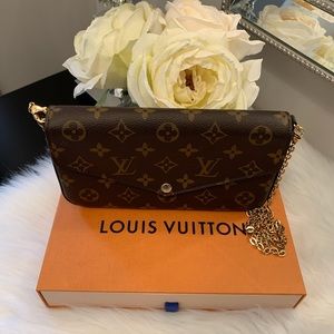Authentic Louis Vuitton felice pochette